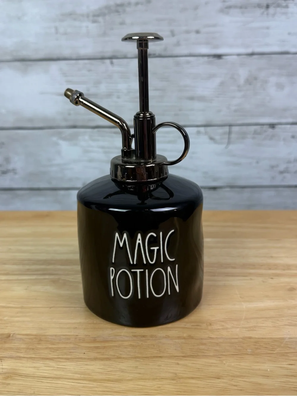 Rae Dunn Black 'Magic Potion' Plant Mister - Home Kitchen